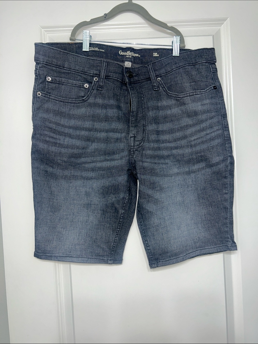 Goodfellow & Co Men's Washed Blue Denim Jean Shorts